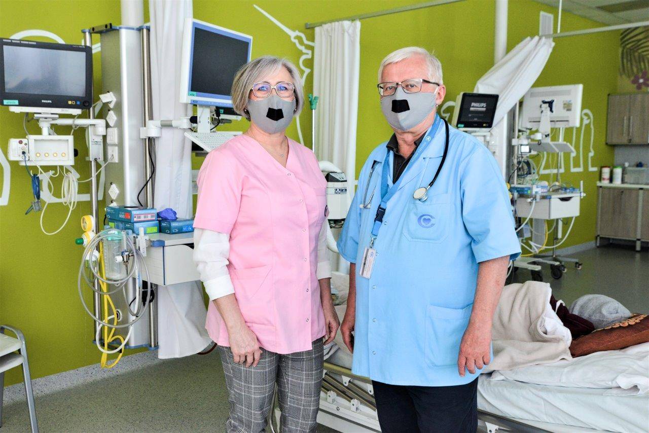 Mgr Anna Nagadowska, Zastępca Dyrektora ds. Pielęgniarstwa i dr Marek Migdał, Dyrektor IPCZD