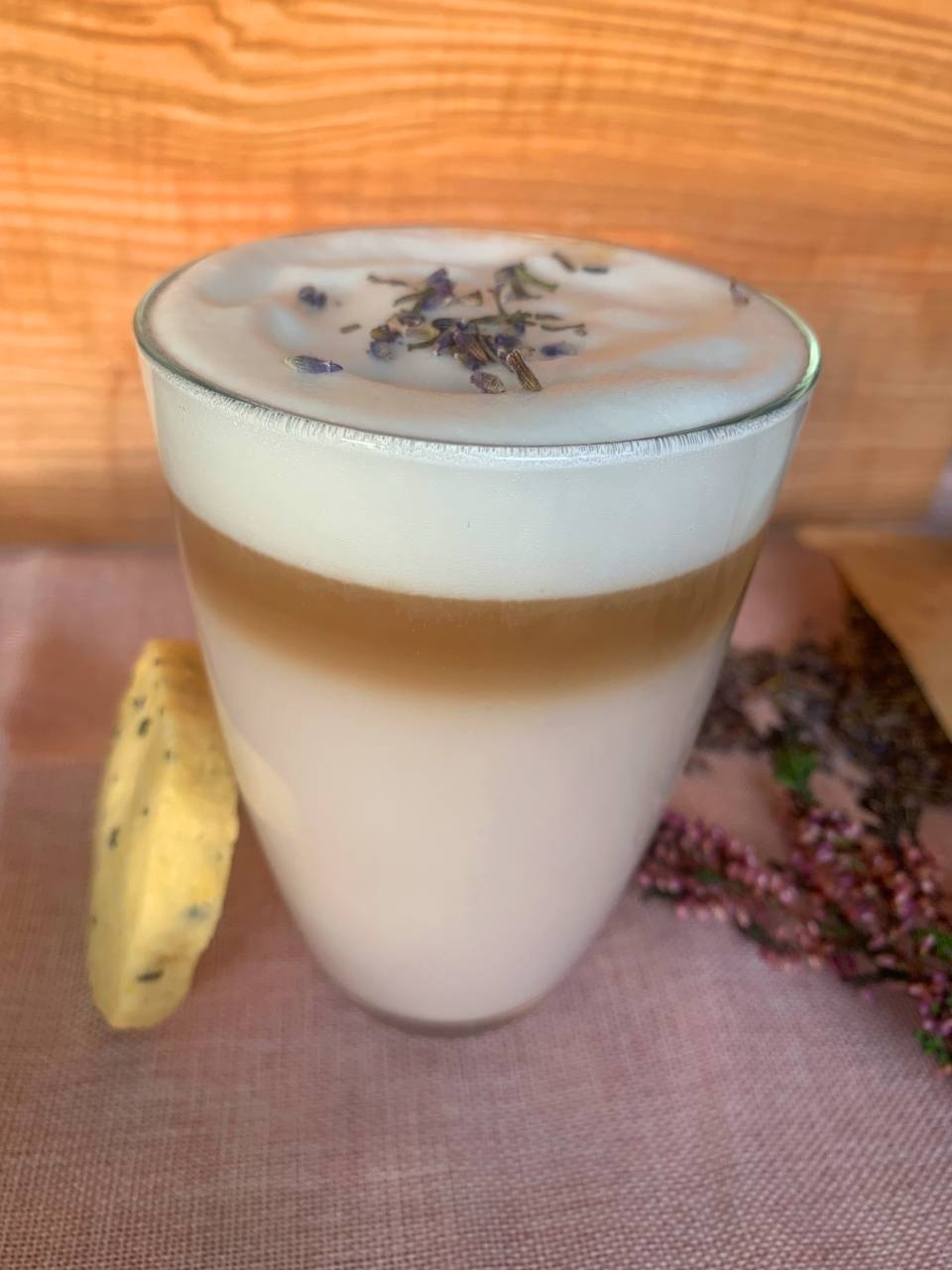 Przepis na latte lawendową