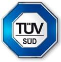 TÜV SÜD - znak gwarancji, że produkt nie zagraża zdrowiu.